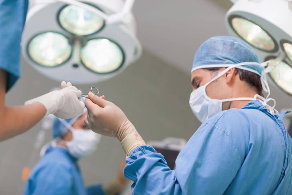 traitement chirurgical de la prostatite